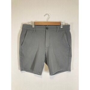 Modern Tech Prep True Classic Mens 32 Gray 4-Way Stretch Chino Shorts #123-776